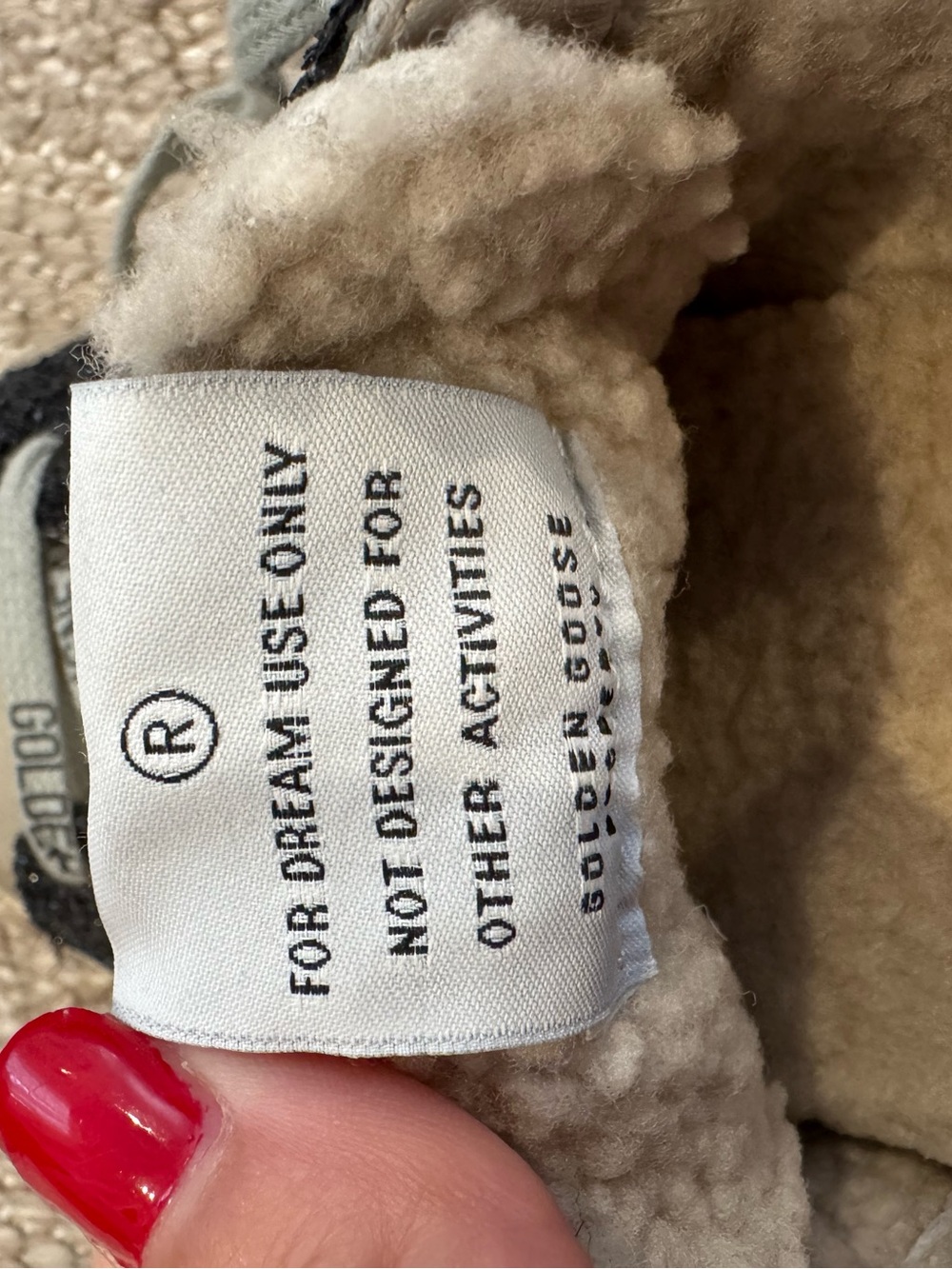 Golden Goose Deluxe Brand Super-Star Shearling Glitter Sneakers Black Size 37 - Picture 5 of 8